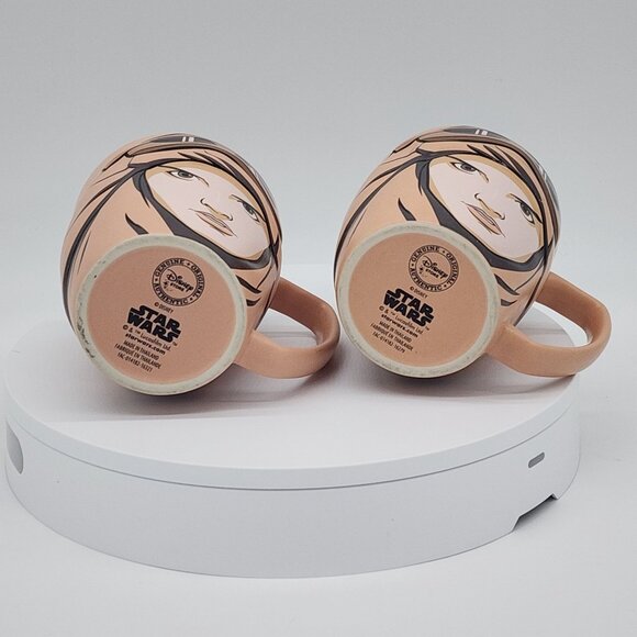 Disney Store Force Awakens Mug Star Wars Rey Skywalker Jedi Master Set of 2 - Picture 7 of 10